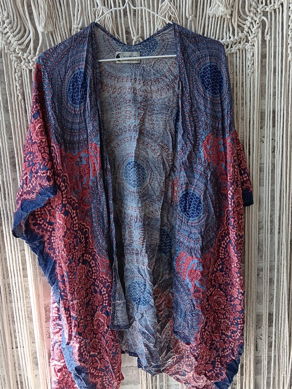 lotus and luna boho hippie mom kimono coverup